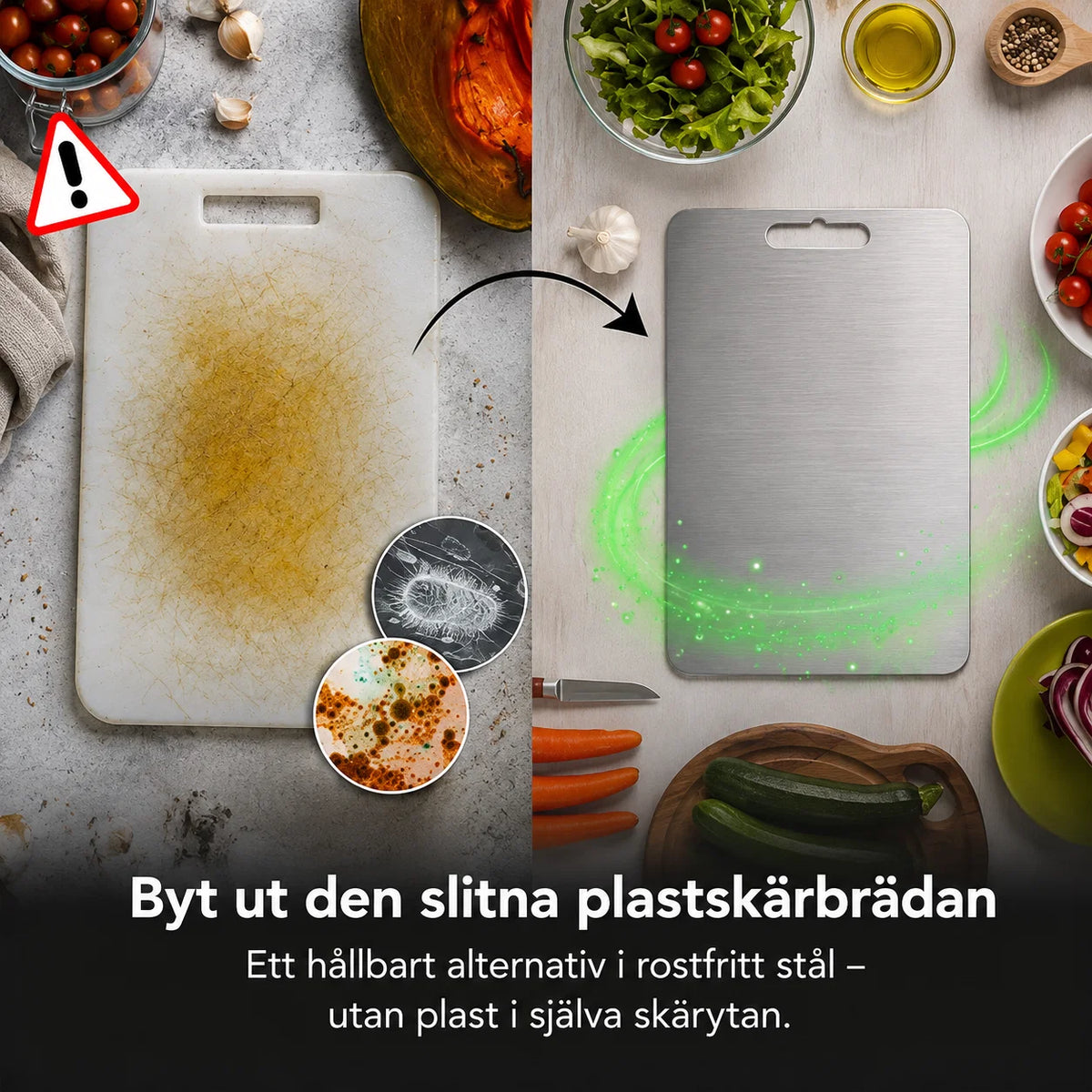 Skärbräda i titan