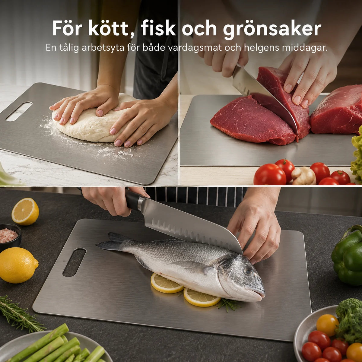 Skärbräda i titan