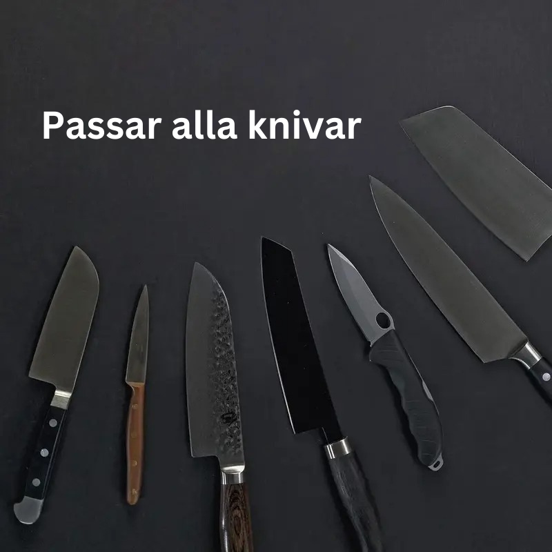 Rullande knivslip - sharpy knivslip - svart